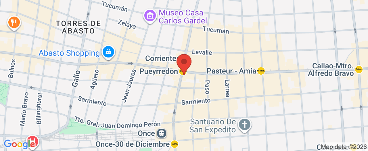 Mapa de la ubicación