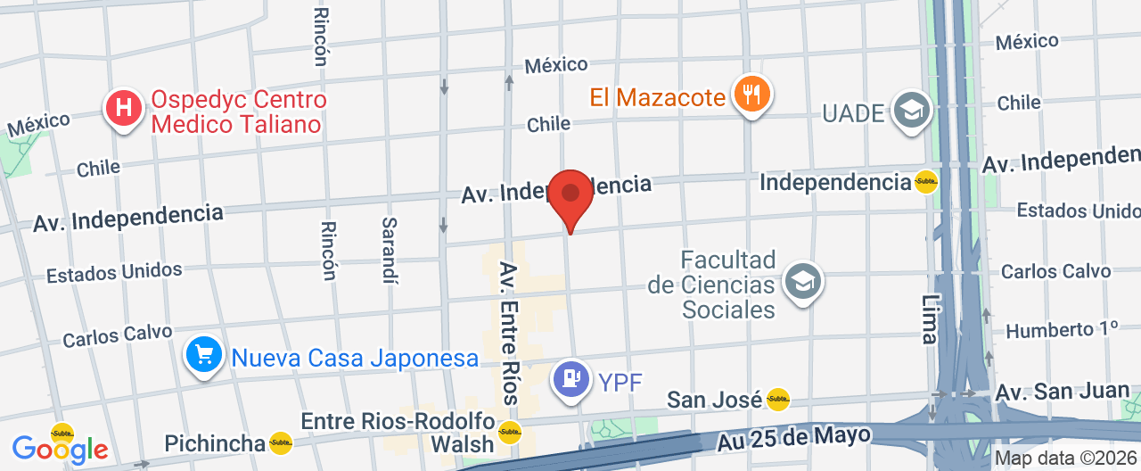 Mapa de la ubicación