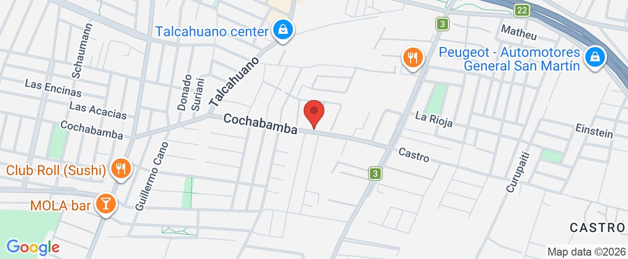 Mapa de la ubicación