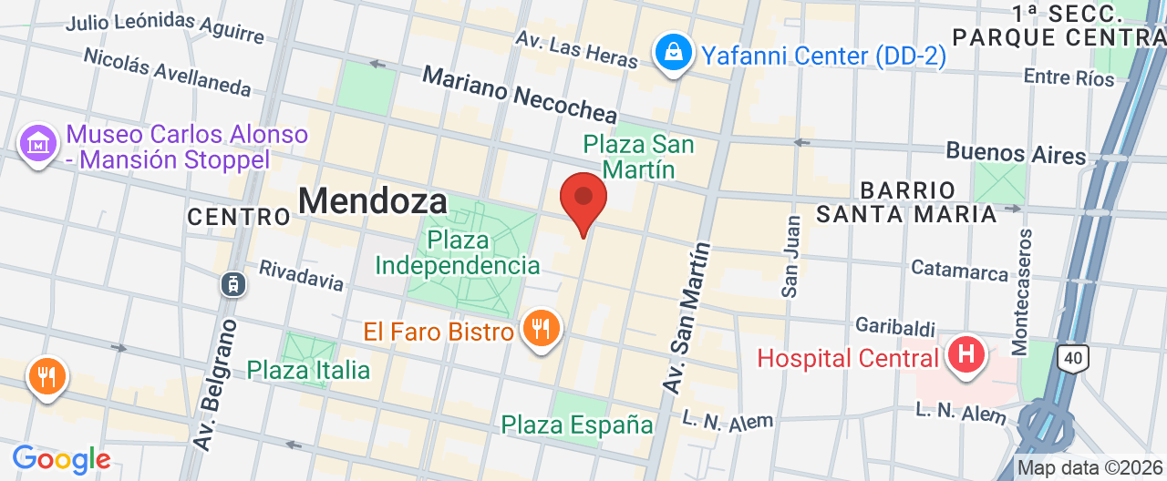 Mapa de la ubicación