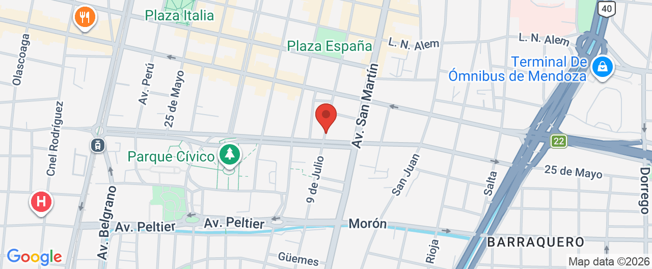 Mapa de la ubicación