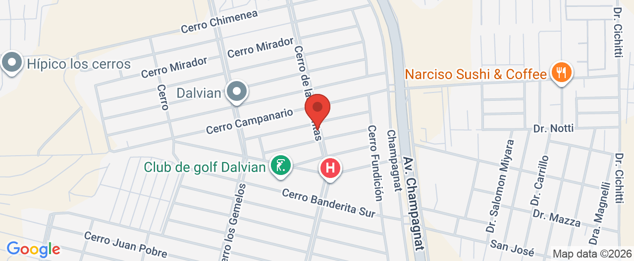 Mapa de la ubicación