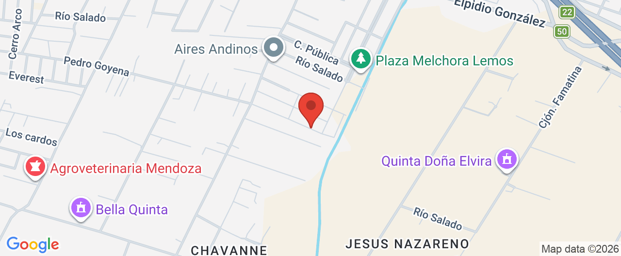 Mapa de la ubicación