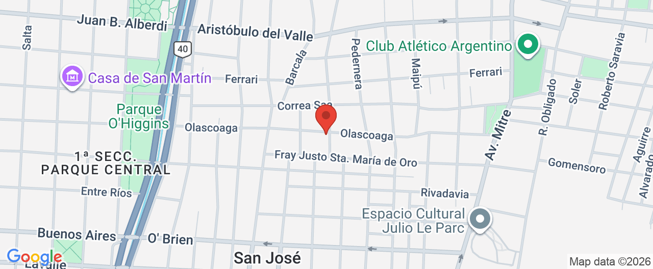 Mapa de la ubicación