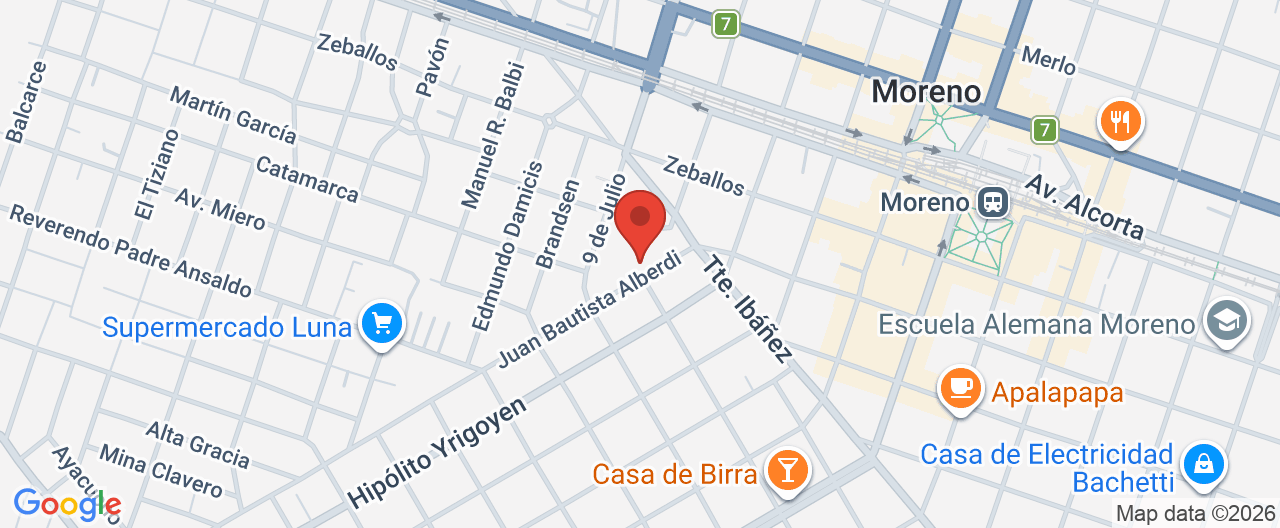 Mapa de la ubicación
