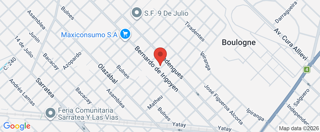 Mapa de la ubicación