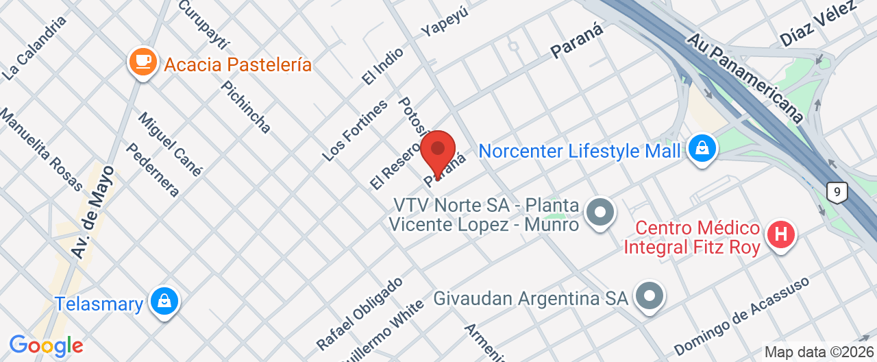Mapa de la ubicación