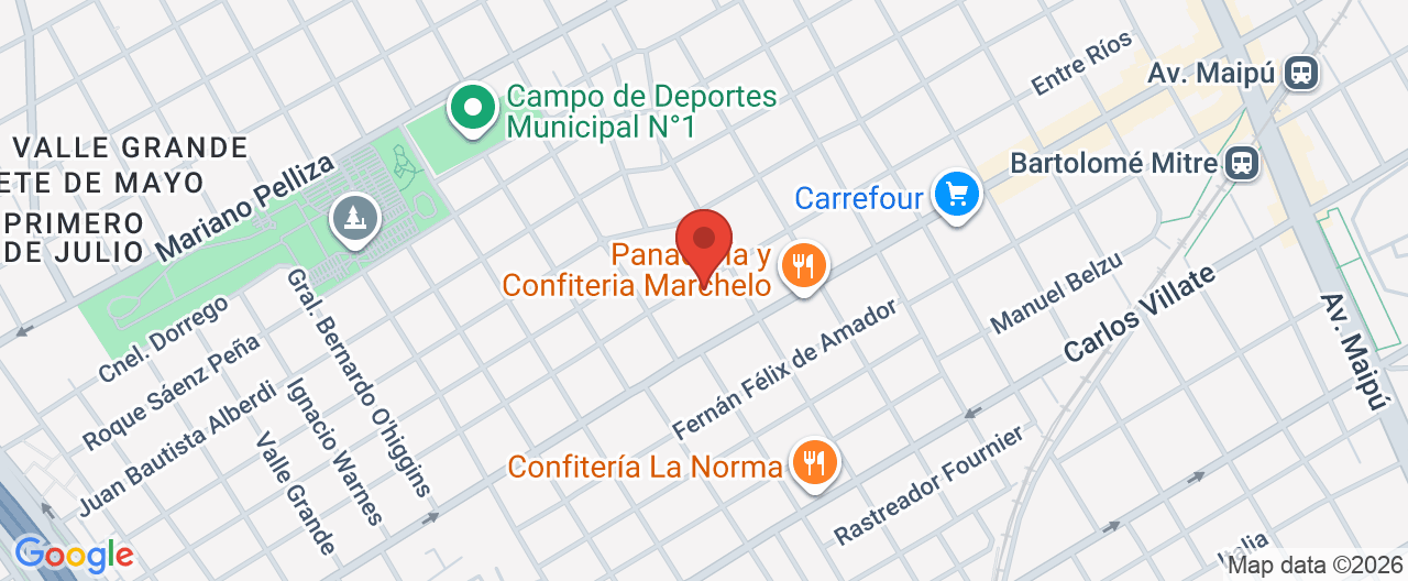 Mapa de la ubicación