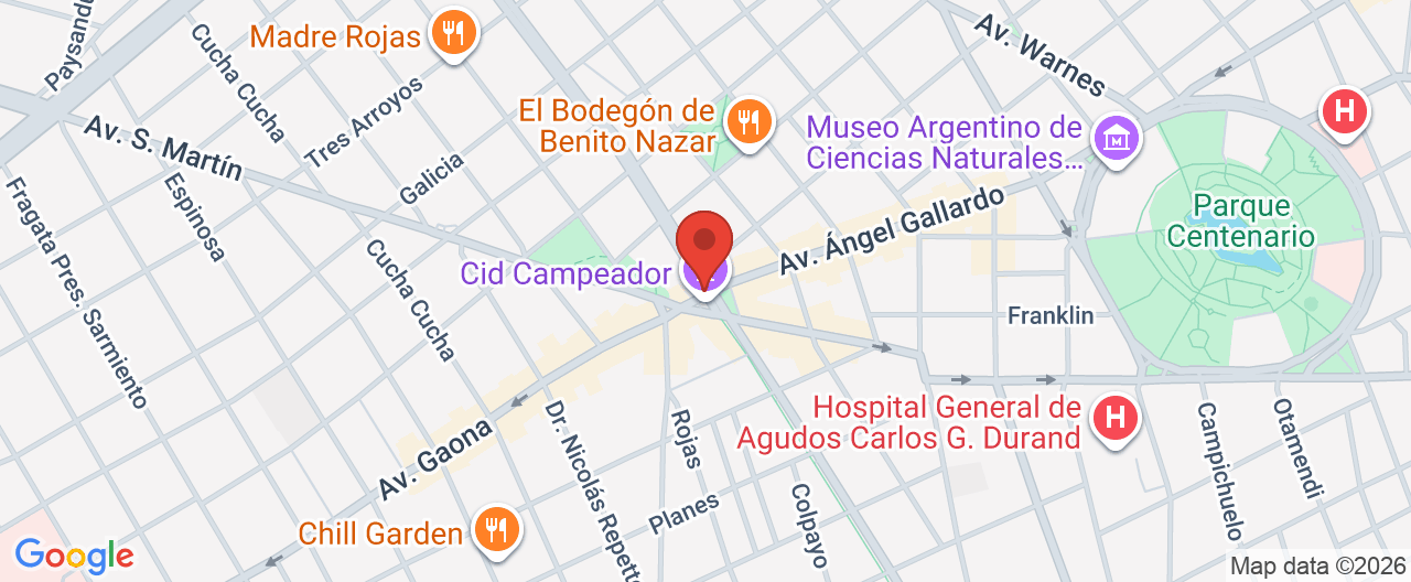 Mapa de la ubicación
