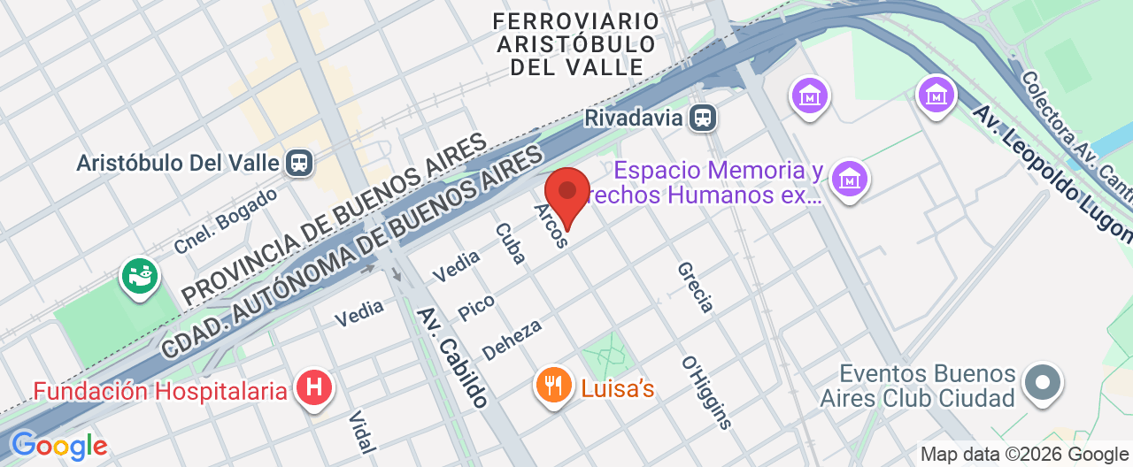 Mapa de la ubicación