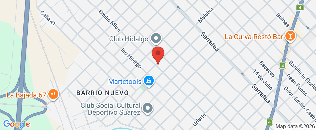 Mapa de la ubicación