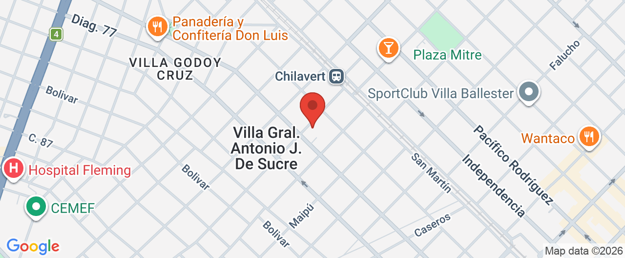 Mapa de la ubicación