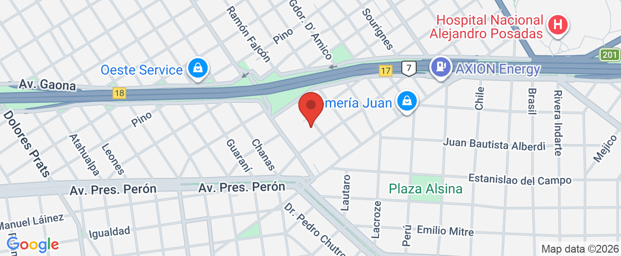 Mapa de la ubicación