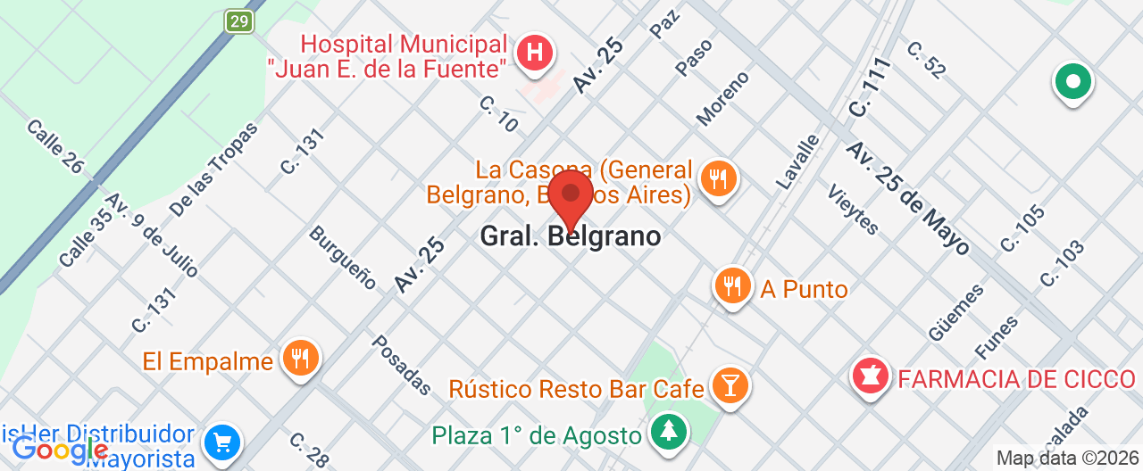 Mapa de la ubicación