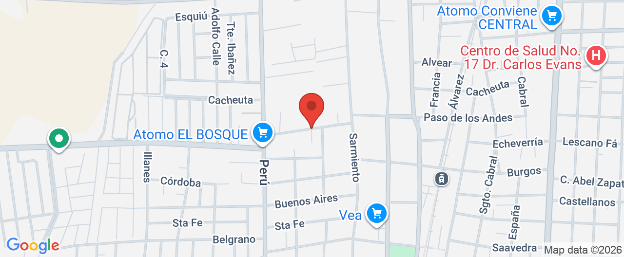 Mapa de la ubicación