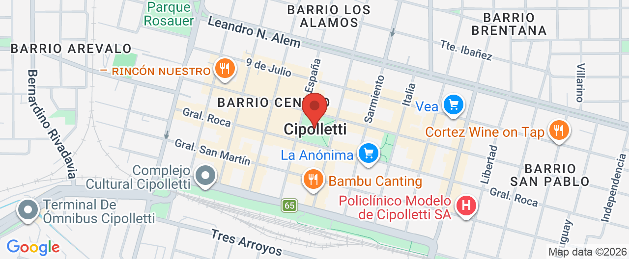 Mapa de la ubicación