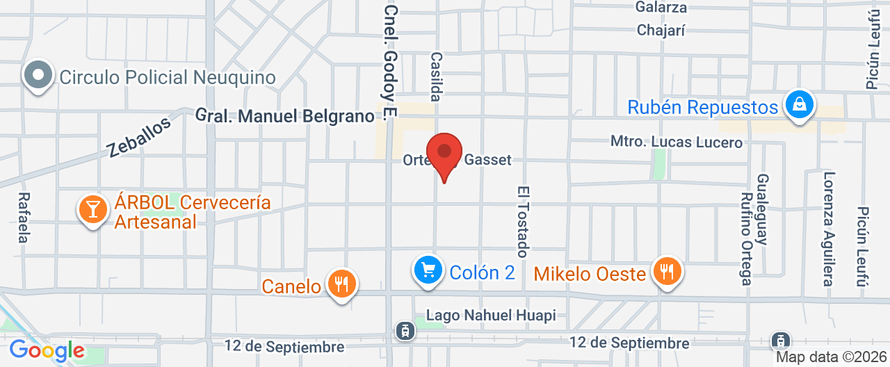 Mapa de la ubicación