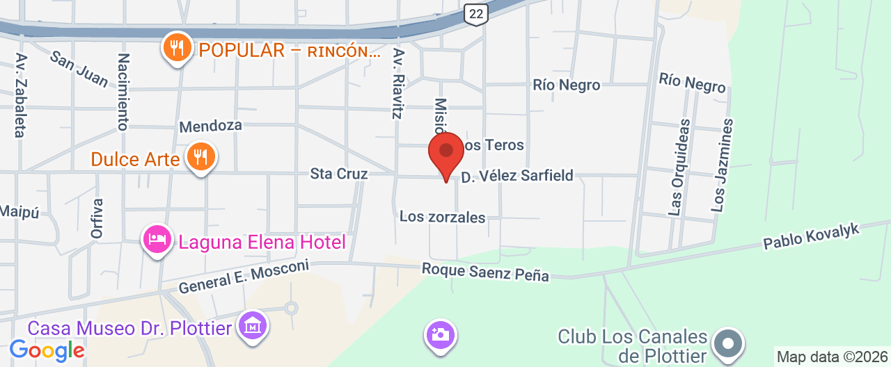 Mapa de la ubicación
