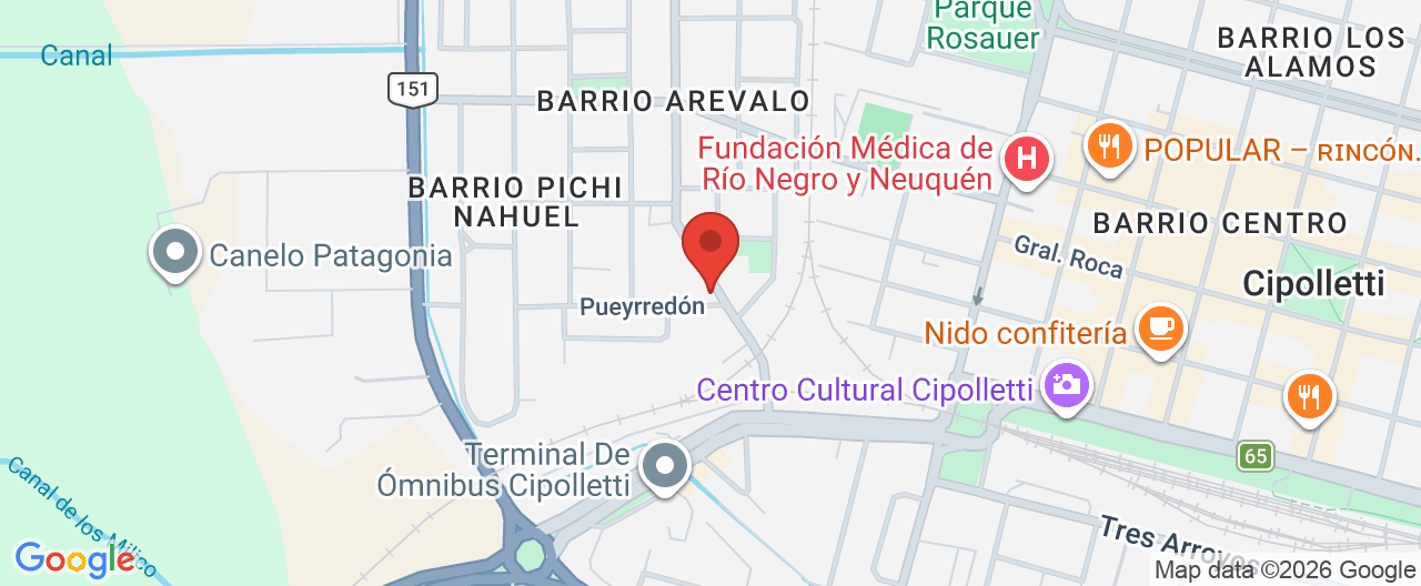 Mapa de la ubicación