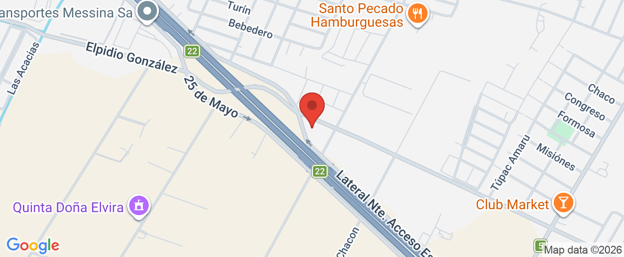 Mapa de la ubicación