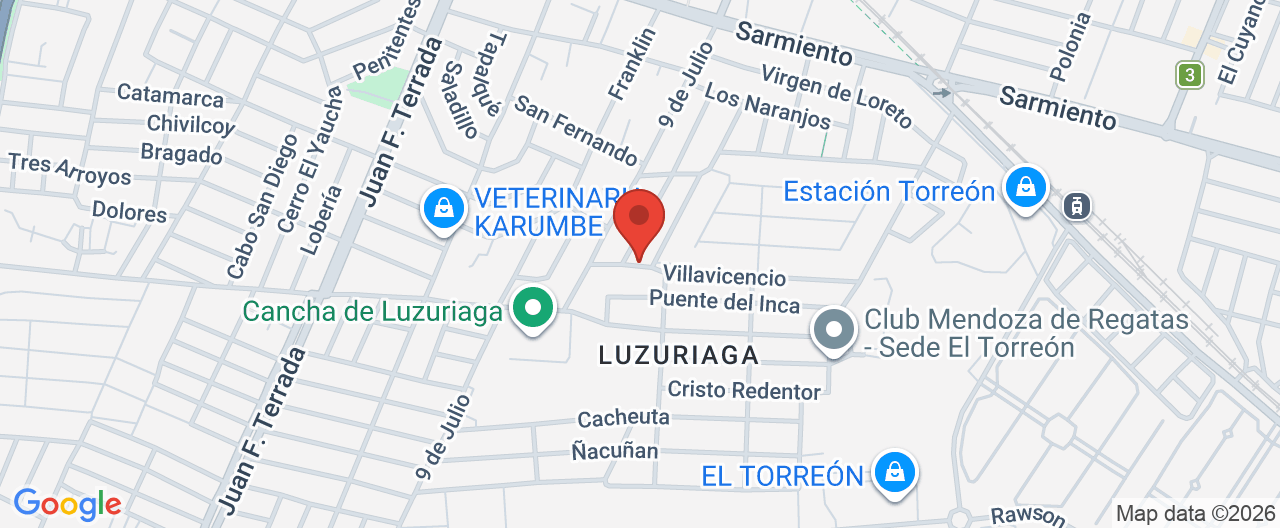 Mapa de la ubicación
