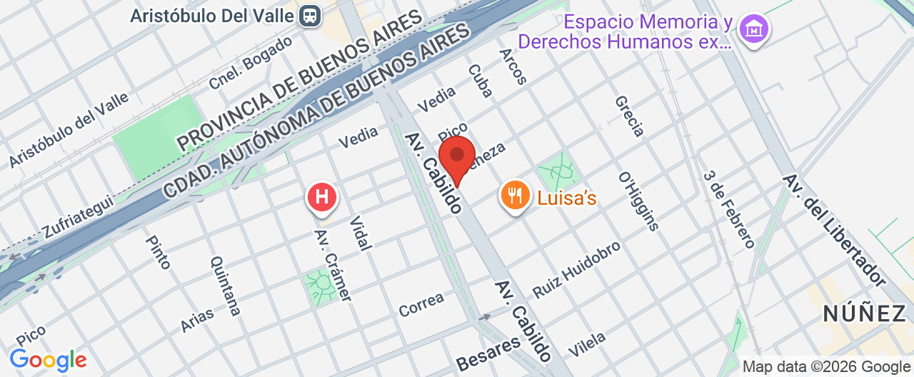Mapa de la ubicación