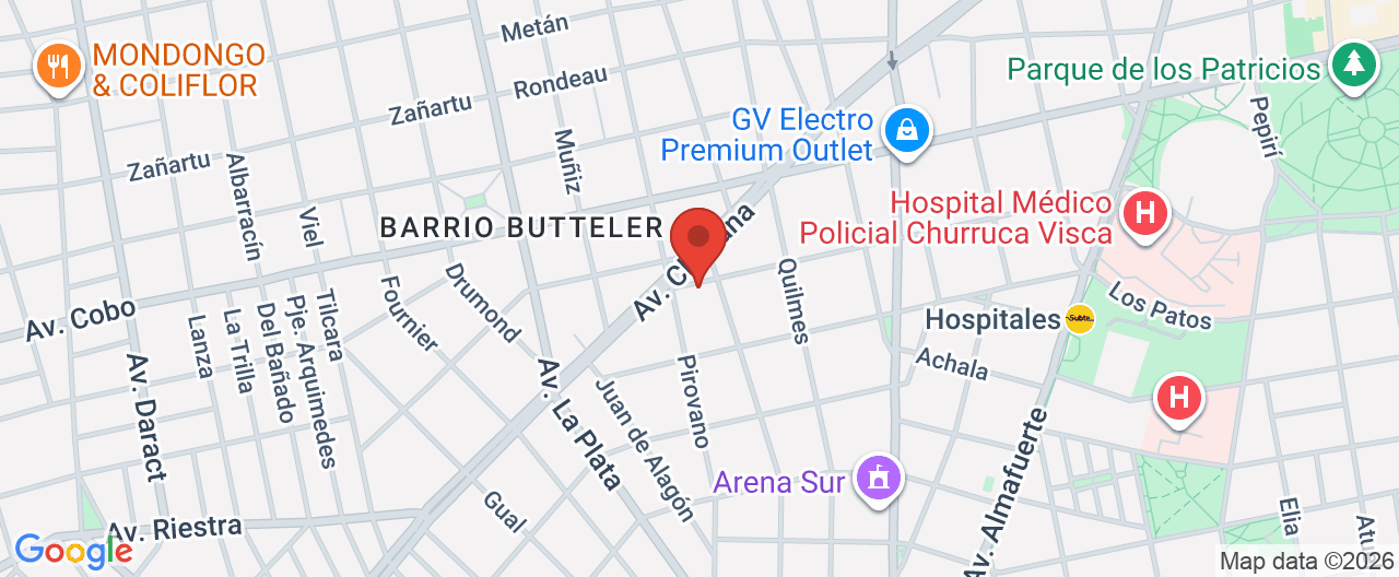 Mapa de la ubicación