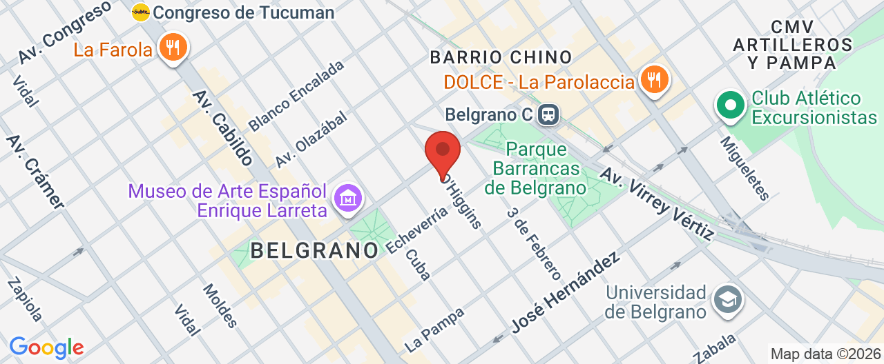 Mapa de la ubicación
