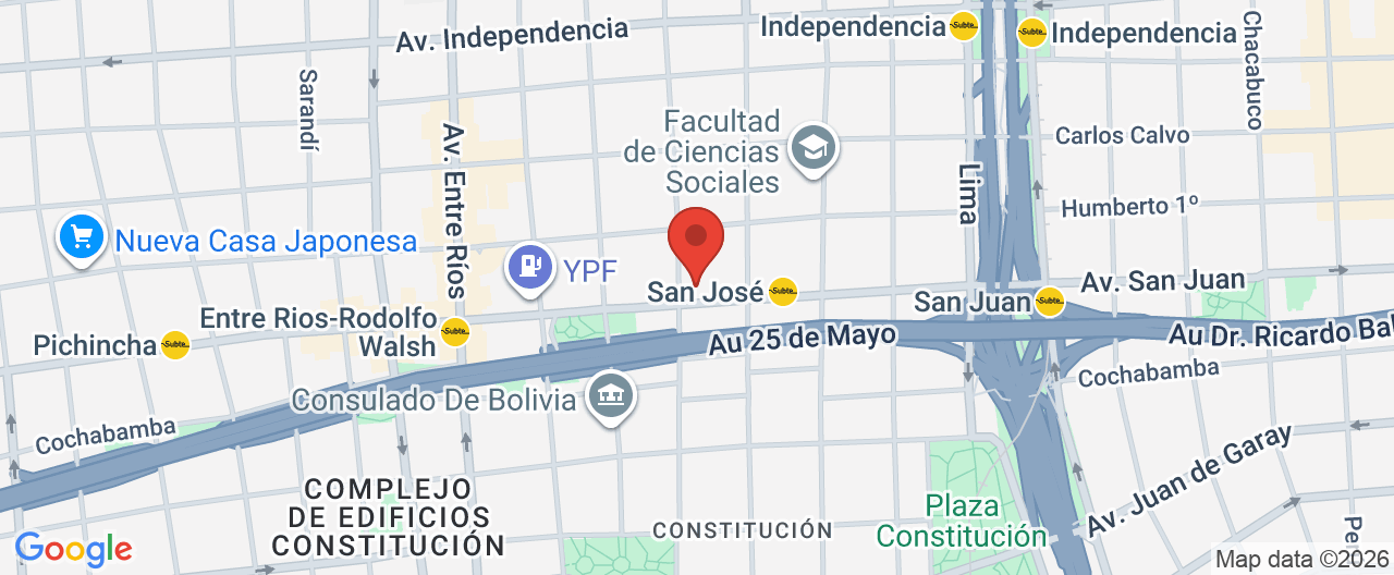 Mapa de la ubicación
