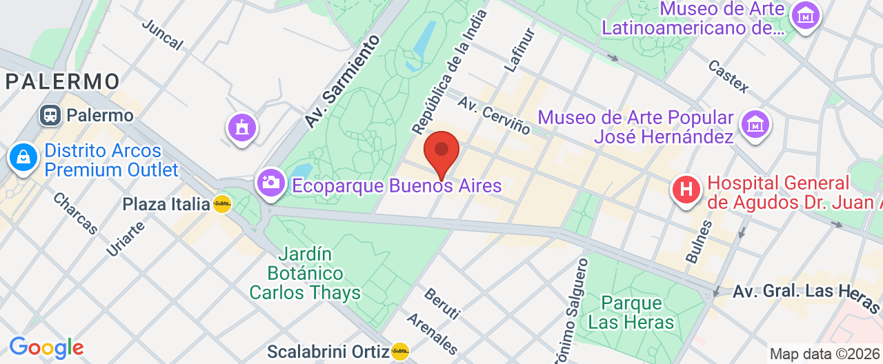 Mapa de la ubicación