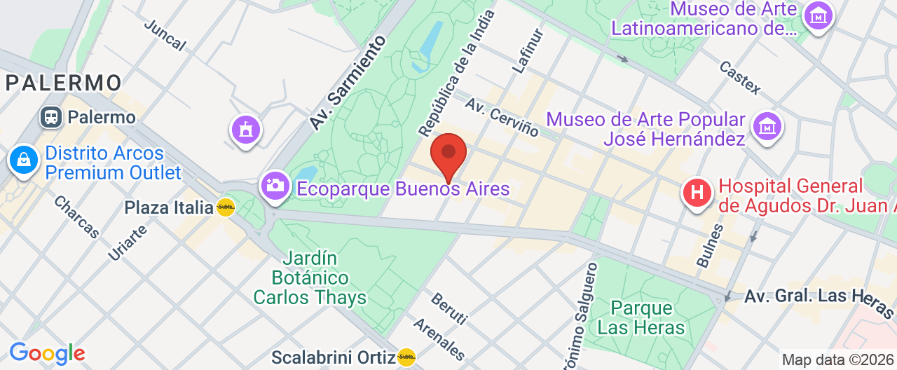 Mapa de la ubicación
