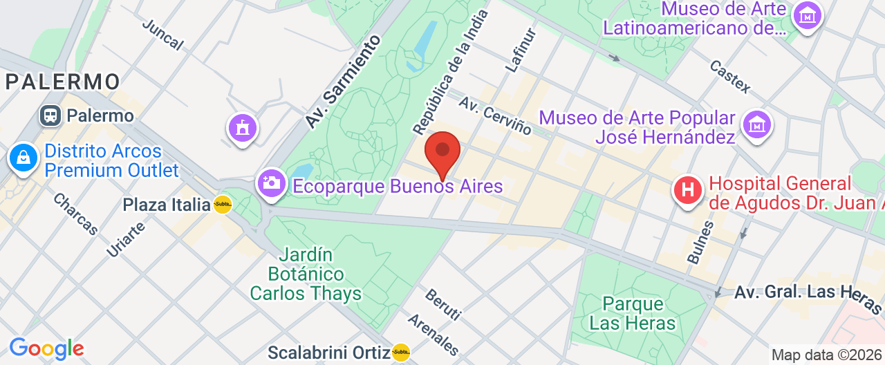 Mapa de la ubicación