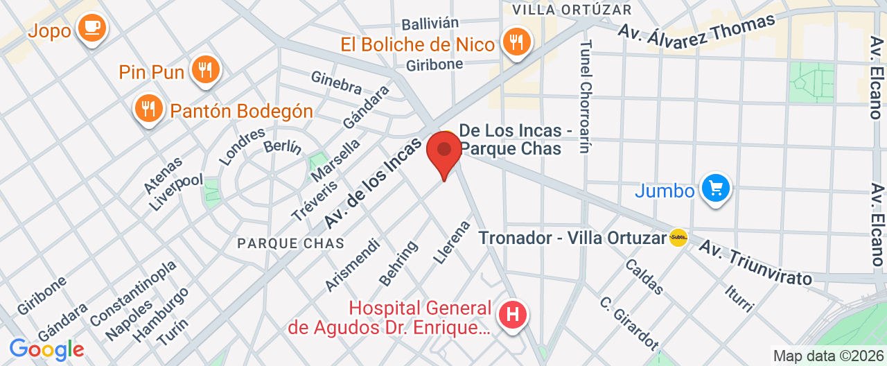 Mapa de la ubicación