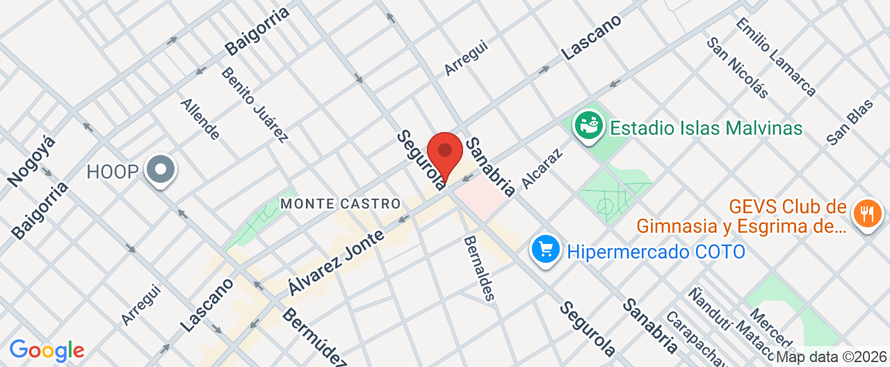 Mapa de la ubicación
