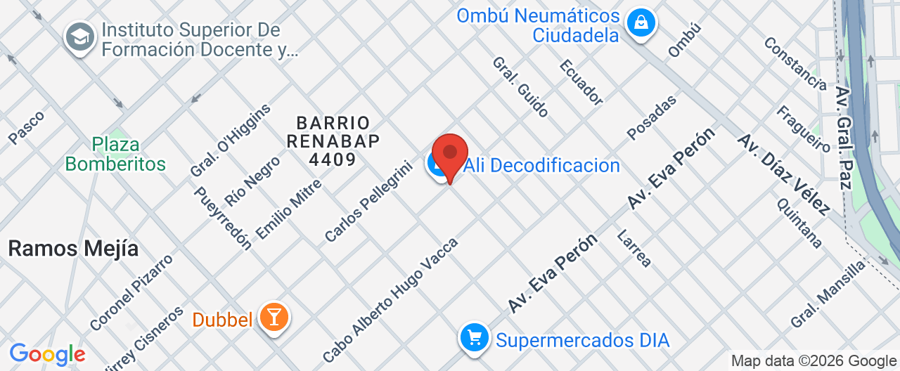 Mapa de la ubicación