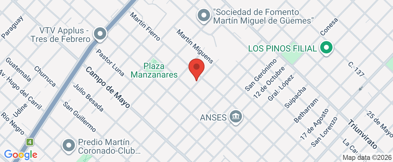 Mapa de la ubicación