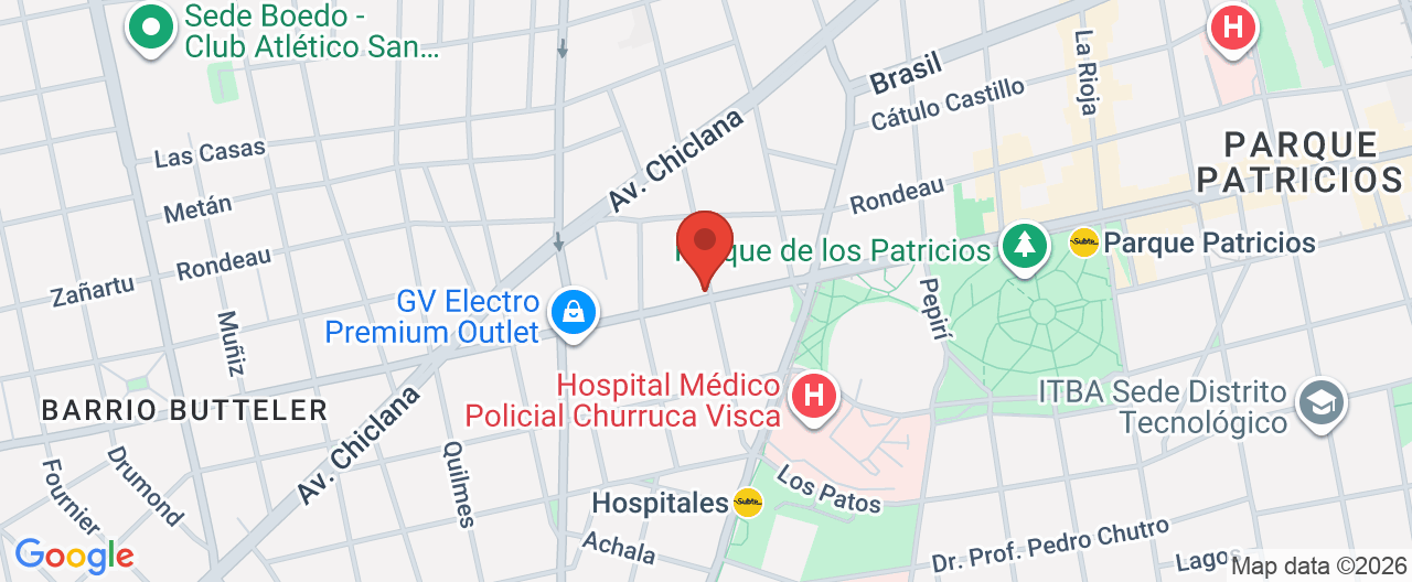Mapa de la ubicación