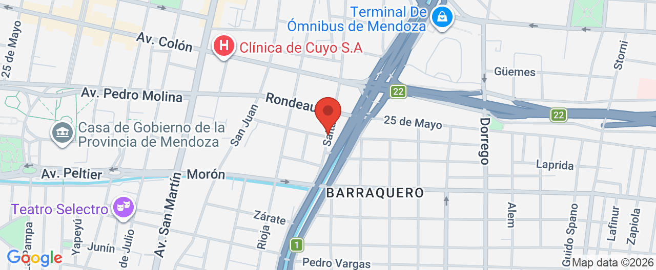 Mapa de la ubicación