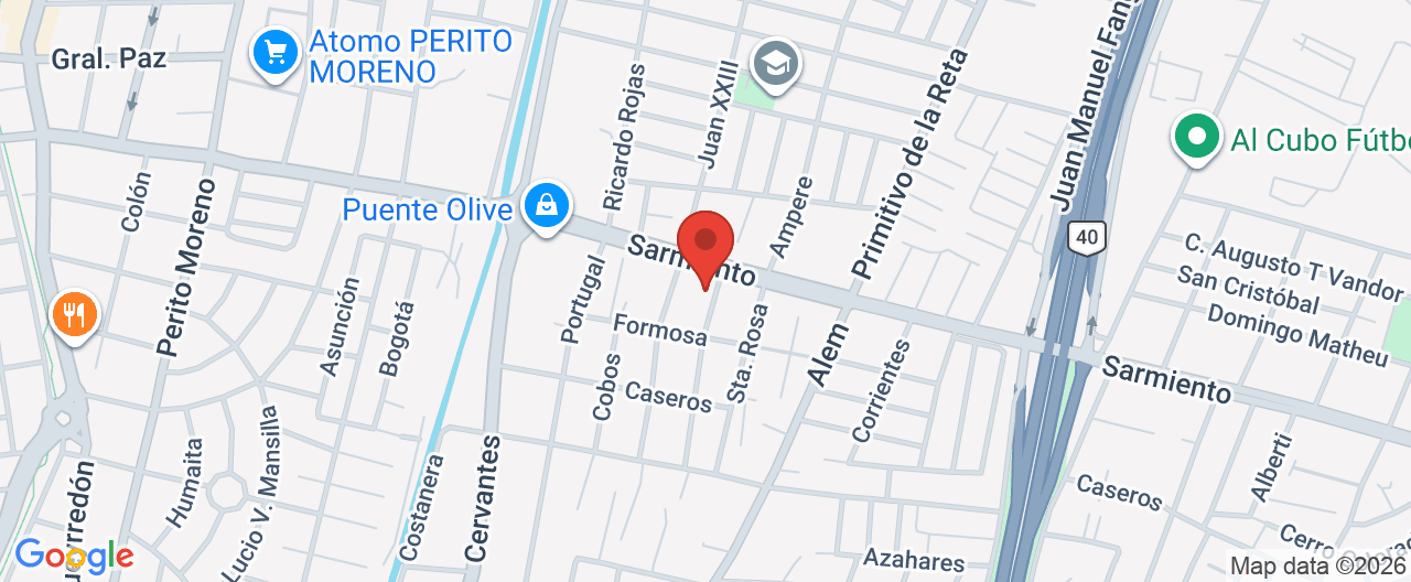Mapa de la ubicación