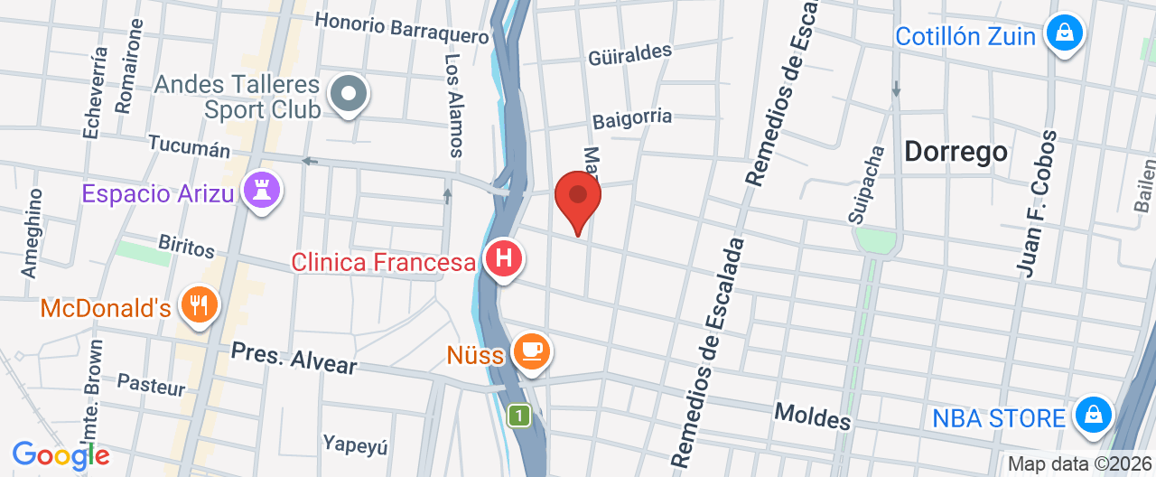 Mapa de la ubicación