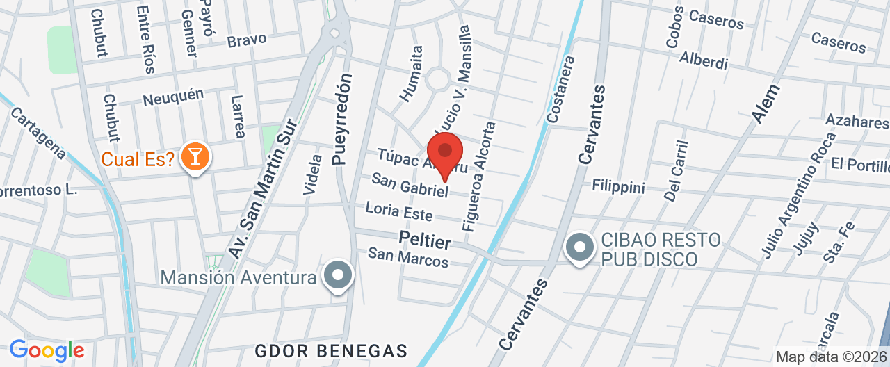 Mapa de la ubicación