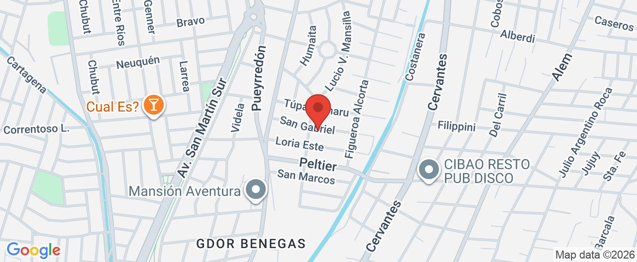 Mapa de la ubicación
