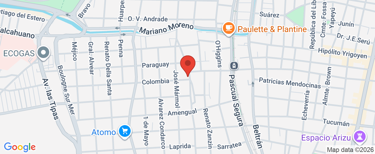 Mapa de la ubicación