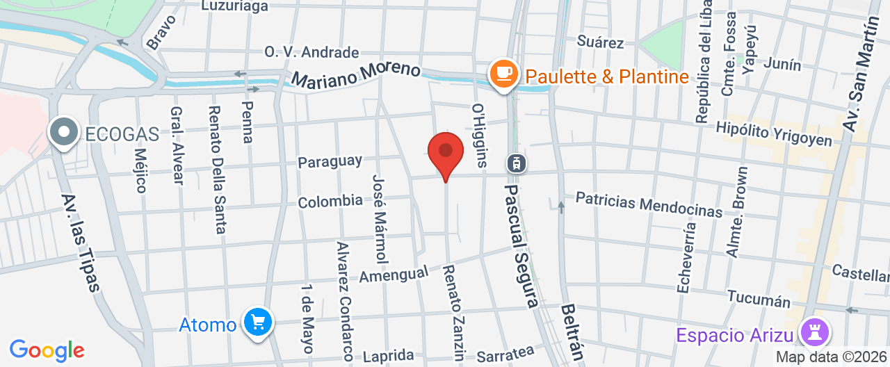 Mapa de la ubicación
