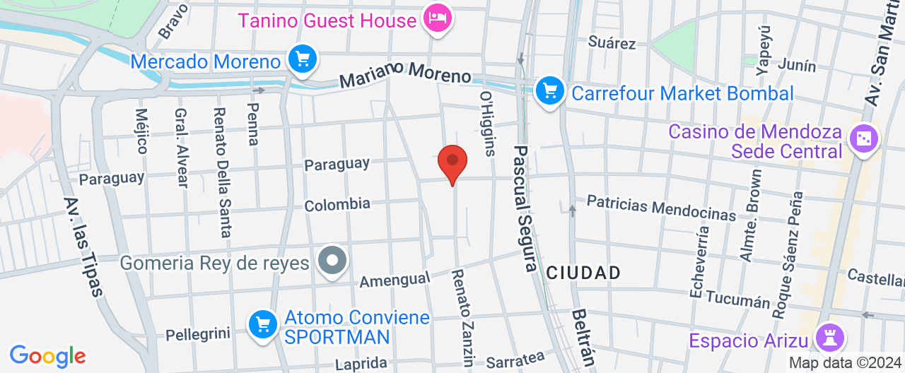 Mapa de la ubicación