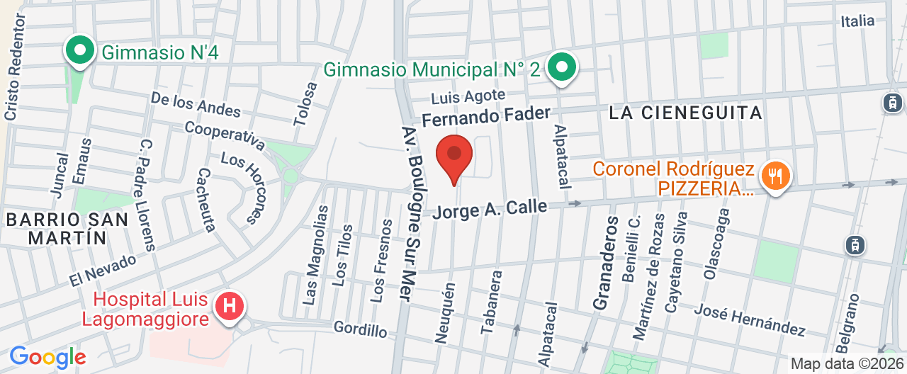 Mapa de la ubicación