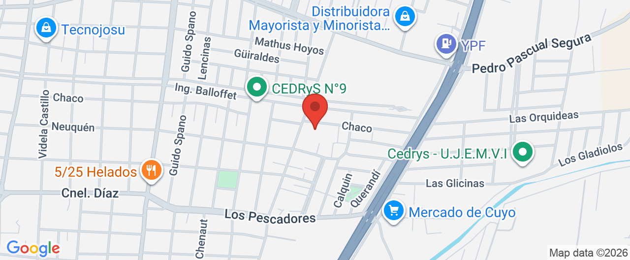 Mapa de la ubicación