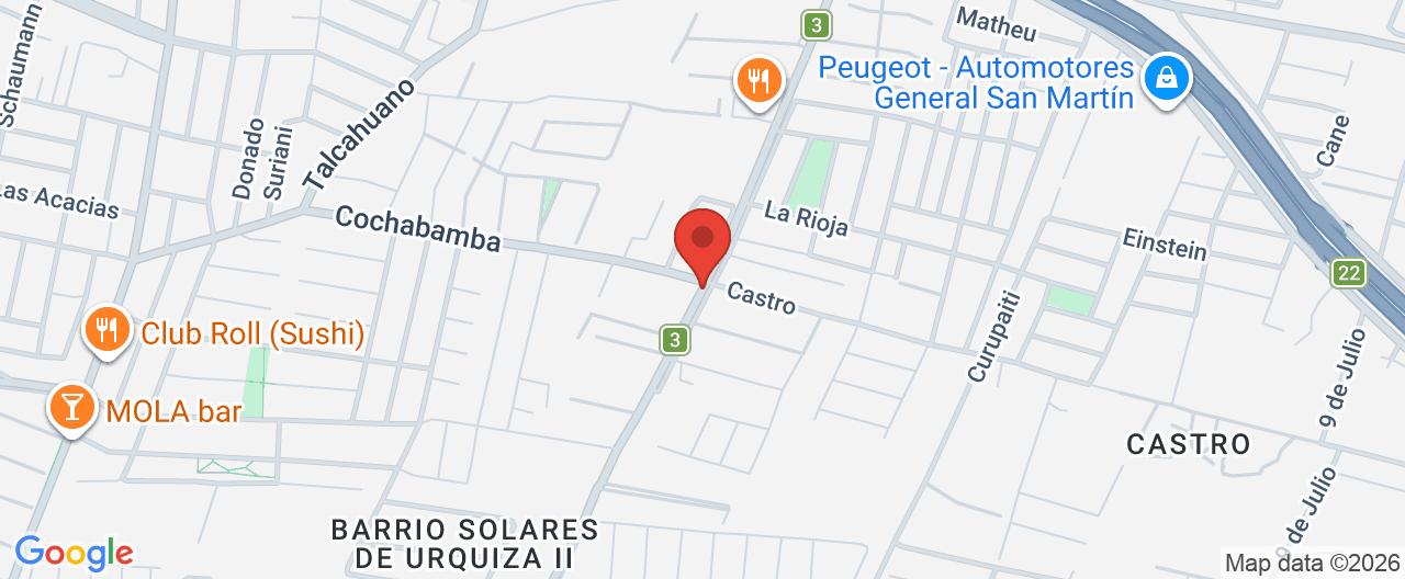 Mapa de la ubicación