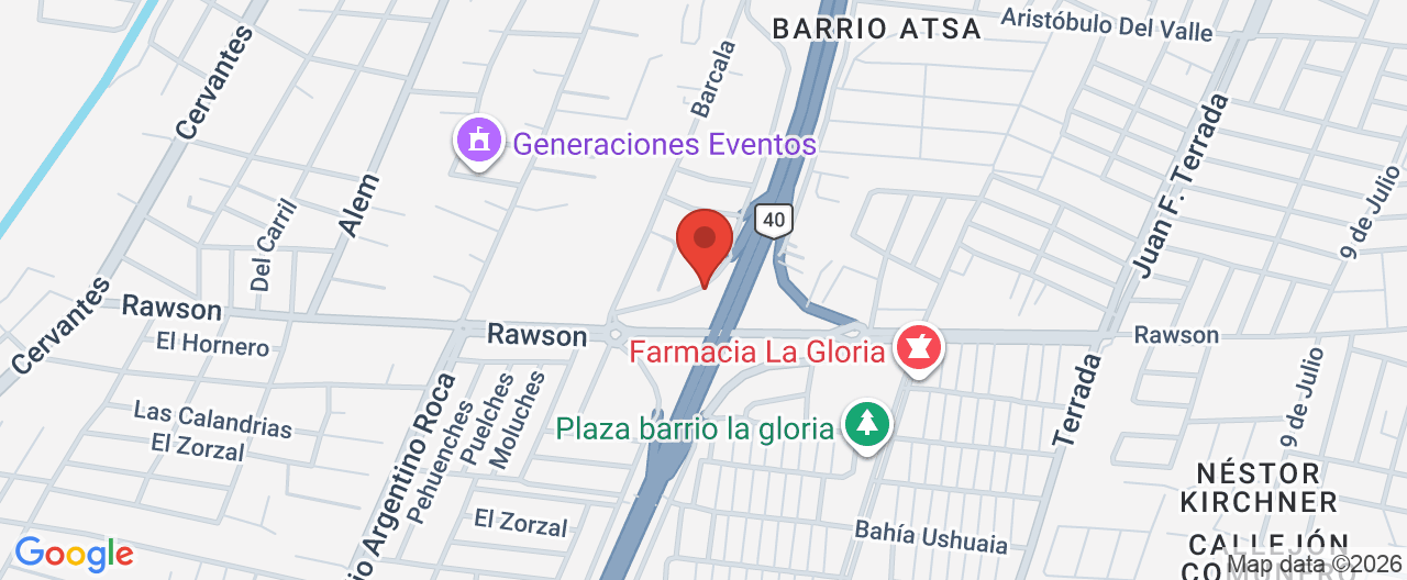 Mapa de la ubicación