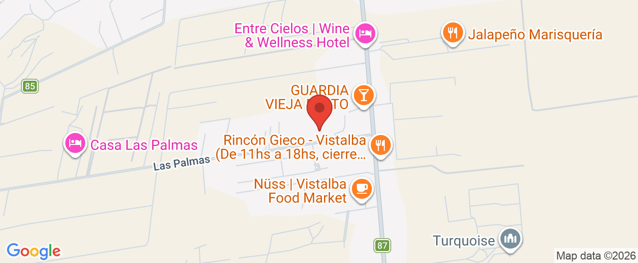 Mapa de la ubicación